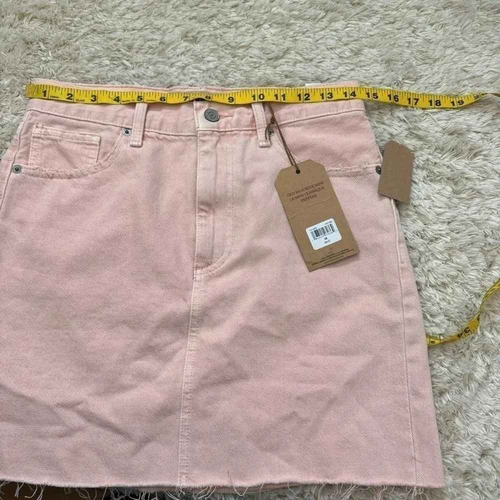 Lucky Brand Womens old Favorite mini denim skirt size 26 - Picture 14 of 14